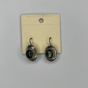 Sterling Silver earrings with Stone